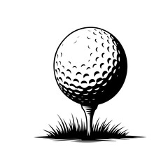golf ball vector