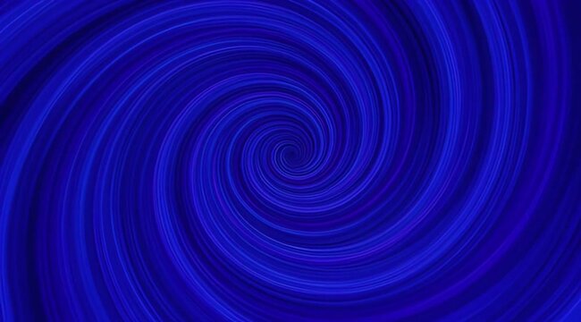 Vibrant blue spiral pattern creating dynamic movement and energy