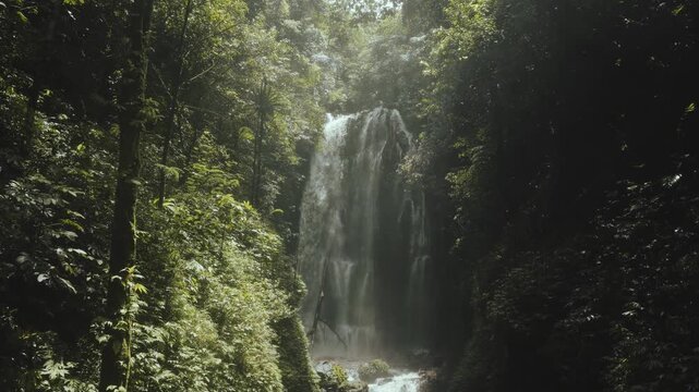 Labuan Kebo Waterfall Buleleng Bali &ndash; Serene Tropical Nature Landscape