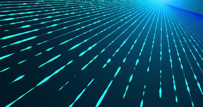 The abstract background is transformed by the movement of clumps of particles along a ruler plane a dynamic flow creates a sense of depth and energy, immersing you in the digital universe.