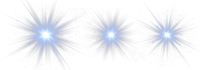 High-quality blue lens flare light effect over black background, designed for easy to add overlay...