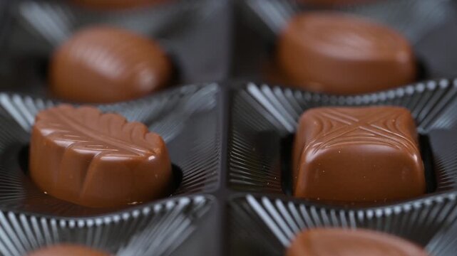 video of chocolate candies