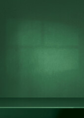 Minimal Concrete Wall Background with Floor and Soft Light Texture / Wall Texture