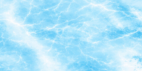 Obraz premium Abstract blue water background with soft waves and clear sky reflections