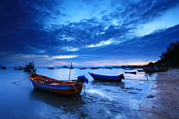 Scenery of Khao Ta Mong Lai Forest Park at Ban Ao noi in Prachuap Khiri Khan Province, Thailand