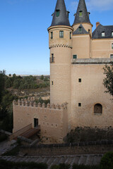old palace (alcazar) in segovia in spain 
