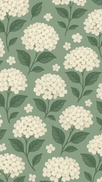 Elegant floral pattern wallpaper for mobile