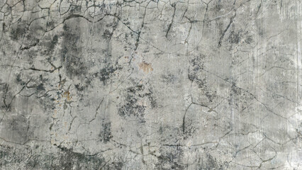 Fototapeta premium Cracked Concrete Texture with Subtle Yellow Tinge, Ideal for Backgrounds and Industrial Designs