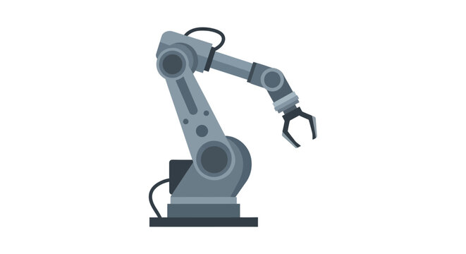 Industrial Robotic Arm Machine.