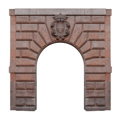 Fototapeta premium Elements of architectural decorations of buildings, columns and tops, gypsum stucco molding, wall texture and patterns. On the streets in Barcelona, public places.