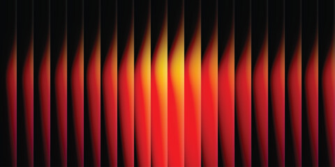 Abstract red and black gradient background, vibrant digital art, modern design, dynamic energy, creative wallpaper, bold and striking visual isolated on transparent background