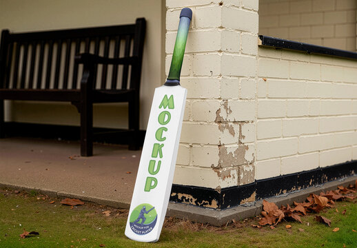 Cricket Bat Mockup
