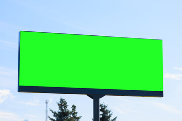 Background for design, Large billboards for outdoor advertising along the roads