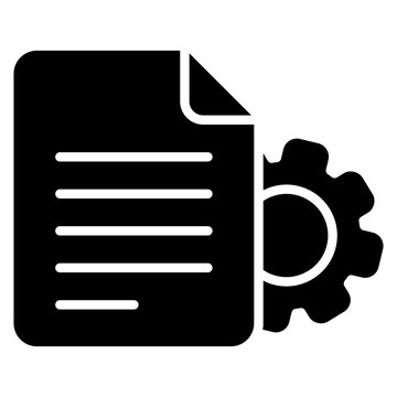 document setup solid icon