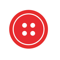 Obraz premium Button Vector Illustration - Sewing and Fashion Concept