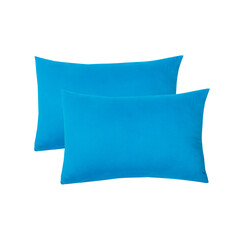 Naklejka premium Comfortable colored jersey cotton pillowcase with hidden zipper detail, ideal for modern bedroom decor, restful sleep, and home interior styling.