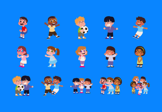 Kids Illustration Design Set