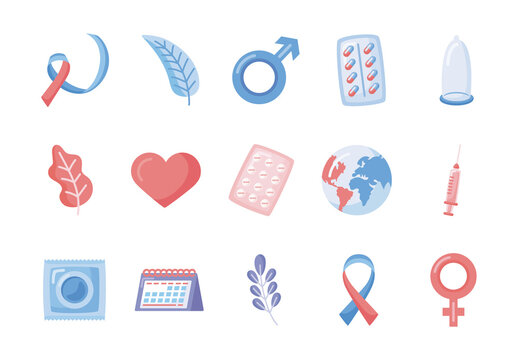 Sexual Health Day Design Set