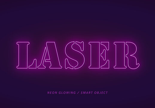 Neon Glow Text Effect