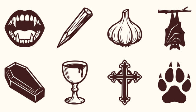 Vampire Lore Icons Collection