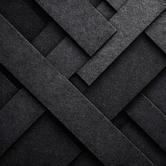 Modern black layered panels abstract pattern high resolution picture