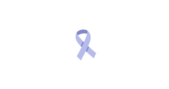 Colorful awareness ribbon