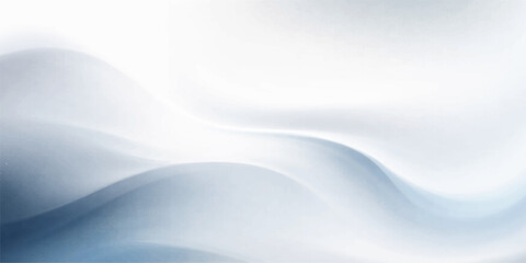 Obraz premium Abstract blue silk background with a frozen winter texture of white frost and crystal ice patterns under a cold snowy sky