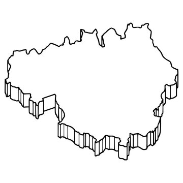 Manchester map illustration hand drawn outline vector