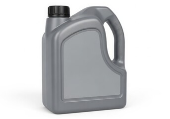 A large, grey plastic container with a handle and a black cap.