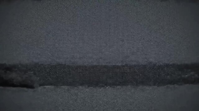 Glitch effect overlay on blackscreen with vfx distortion