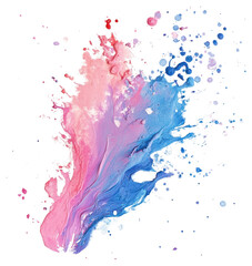 Pastel spray paint splash paper art painting.