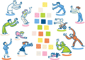 自立した個がそれぞれのスキルやヒストリーを積み木のように携え、社会の中で自由に接続・補完し合いながら連帯して活躍する新しい働き方（パーソナル・リビルドシリーズ）