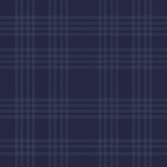 Navy blue plaid pattern with intersecting lines and squares