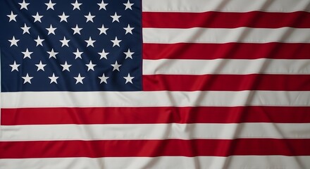 American flag with stars and stripes pattern