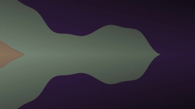 Abstract Organic Shape Flowing Motion Background Purple Green.
