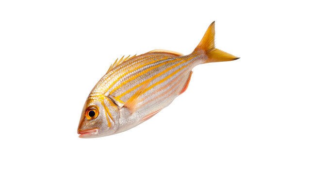 salema porgy or dreamfish fish  sarpa salpa isolated on transparent background