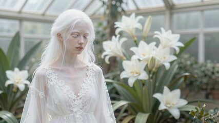 Ethereal Albinism Beauty