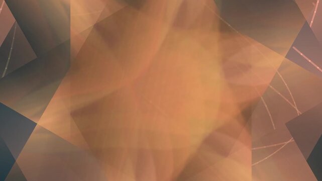 Abstract Orange Geometric Shapes Pattern.