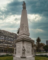 Historical Buildings in Plaza de Mayo, Buenos Aires, Argentina