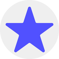 Obraz premium Glossy Star Icon