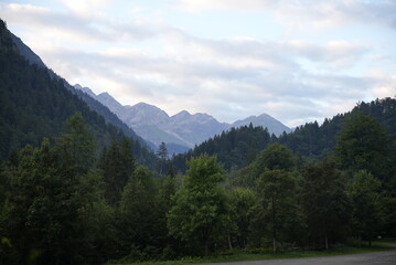 Obraz premium view from the top of the mountain