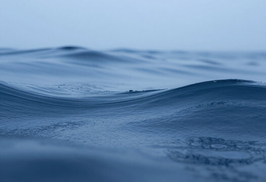 seamless ethereal blue wave abstractly undulating across subtle gradient background evoking sense depth