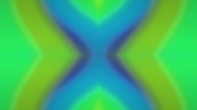 Vibrant Abstract Shapes in Green Blue Pattern.