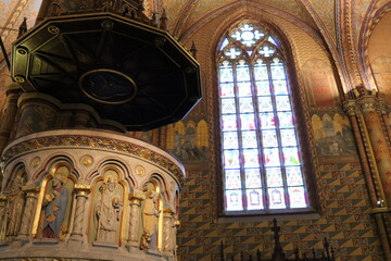 Fototapeta premium Budapest, Hungary, Matthias Church, Matyas Templom