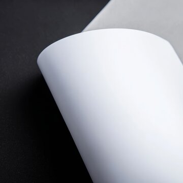 Ceramic coating, smooth matte white surface, scratch resistant material concept