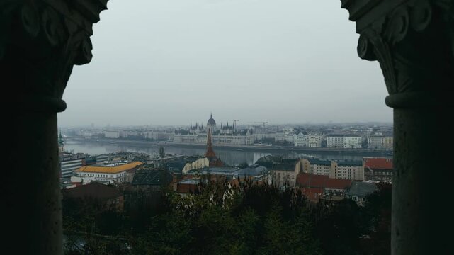 Cityscape Of The Hungary Capital From The Fisherman Bastion