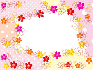 桜■桜モチーフのフレーム