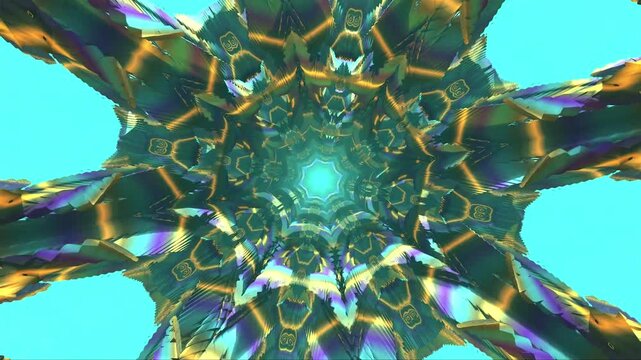 Infinite Tunnel 03 - Fractal Landscapes H.264 high quality loop