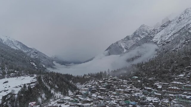 Raksham Sangla Drone Shot (Himachal Pradesh India)