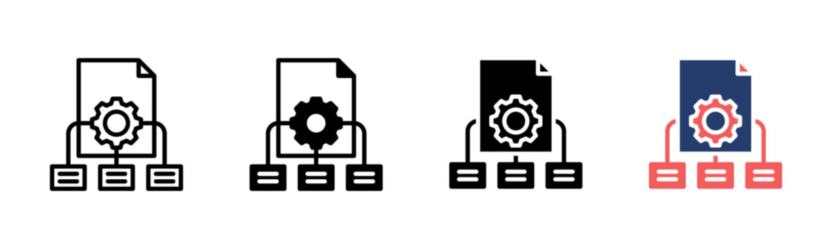 Framework icon sheet multiple style collection